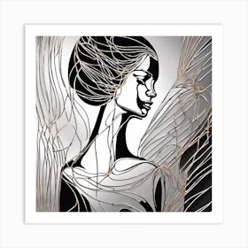 Angel Wings Art Print