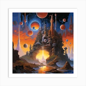 Space City Art Print