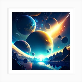 Planets Art Print