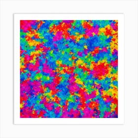 Psychedelic Paint Art Print