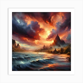 Tempestuous Beauty 15 1 Art Print