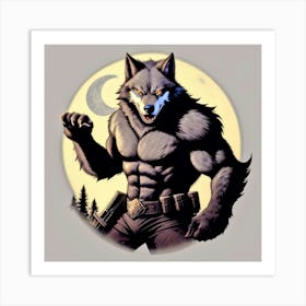 Werewolf 2 Art Print