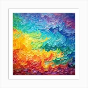 Abstract Colorful Abstract Painting 9 Art Print