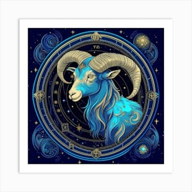 Astrology Zodiac Sign Art Print