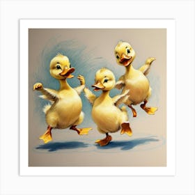 Ducks 21 Art Print