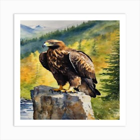 Golden Eagle 1 Art Print