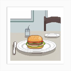 Pixel Art 23 Art Print