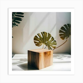 Wooden Cube 2 Art Print