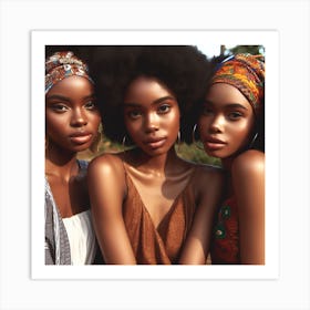 Three Queen Art Print