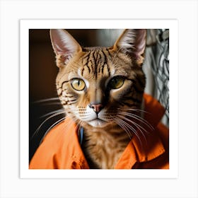 Bengal Cat Art Print