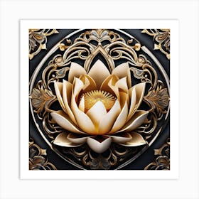 Lotus Flower 70 Art Print