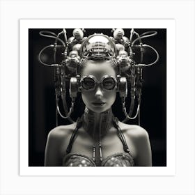 Futuristic Woman 18 Art Print