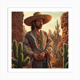 Mexican Man 5 Art Print