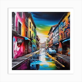 Street Art Art Print