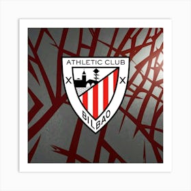 Athletic Club Bilbao Logo Wall Art 9 Art Print