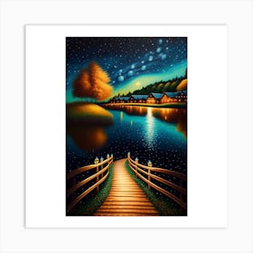 Night sky 1 Art Print