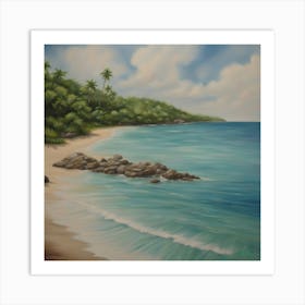 7 Mile Beach Art Print