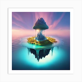 Ice Island Art Print