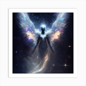 Angel In Space 1 Art Print