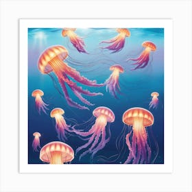 UNDERWATER SEALIFE Art Print