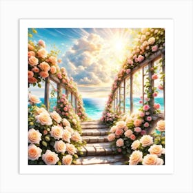 Rose Garden1 Art Print