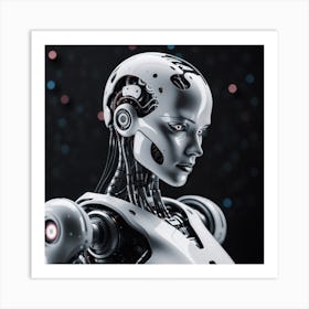 Robot Woman 37 Art Print