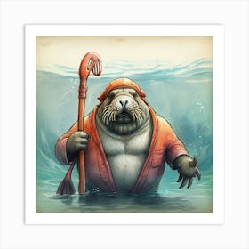 Walrus 15 Art Print