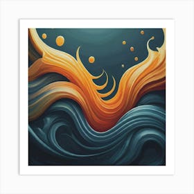 Abstract Painting 1 Art Print