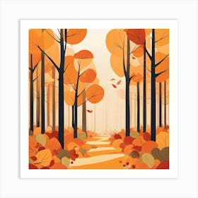 Autumn Forest Art Print