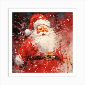Santa Claus 12 Art Print