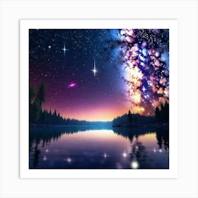 Starry Night Sky 7 Art Print