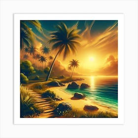 Tropical Paradise 13 Art Print