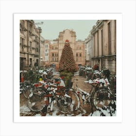 Christmas Tree In Poland Art Print