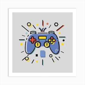 Video Game Controller 2 Art Print