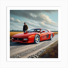 Ferrari 358 Art Print