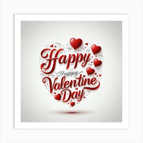 Happy Valentine Day 7 Art Print