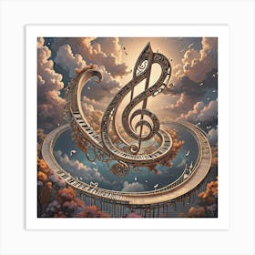 Music Treble Art Print