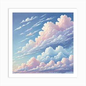 Clouds In The Sky 14 Art Print