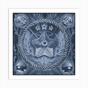 Starfish bandana Art Print