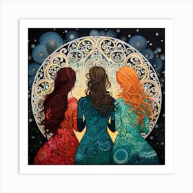 Three Sisters 2 Art Print