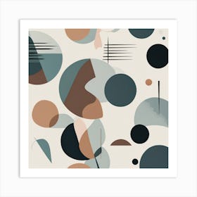 Abstract Circles 4 Art Print