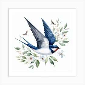 Swallow Art Print