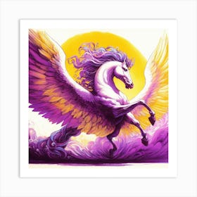 Eagle, Pegasus Art Print