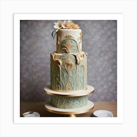 Nouveau Wedding Cake Art Print