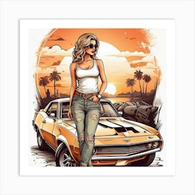 Chevrolet Muscle Car Art Print