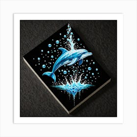 Dolphin Painting Art Print