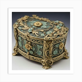 Victorian Jewelry Box Art Print