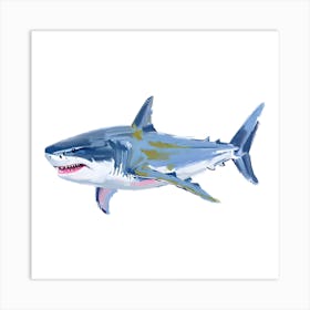 Great White Shark 07 Art Print