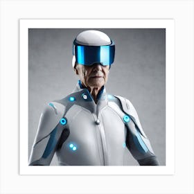 Futuristic Man 21 Art Print