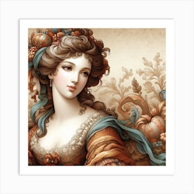 Victorian Lady Art Print